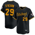 Elroe P.Pirates #29 Ryan O'Hearn Player Black Alt Home Limited Stitched Jerseys