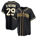 Elroe P.Pirates #29 Ryan O?¡®Hearn Player Black Fashion Out Home Game Stitched Jerseys