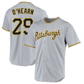 Elroe P.Pirates #29 Ryan O?¡®Hearn Player Gray Road Home Game Stitched Jerseys