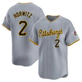 Elroe P.Pirates #2 Spencer Horwitz Player Gray Road Home Limited Stitched Jerseys