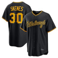 Elroe P.Pirates #30 Paul Skenes Player Black Home Game Stitched Jerseys
