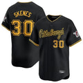 Elroe P.Pirates #30 Paul Skenes Player Black Home Limited Stitched Jerseys