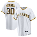 Elroe P.Pirates #30 Paul Skenes Player White Home Game Stitched Jerseys