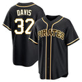 Elroe P.Pirates #32 Henry Davis Player Black Fashion Out Home Game Stitched Jerseys