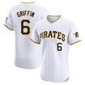 Elroe P.Pirates #6 Konnor Griffin Player White Home Limited Elite Stitched Jerseys
