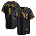 Elroe P.Pirates #8 Willie Stargell Player Black 2026 City Connect Home Limited Stitched Jerseys