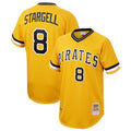 Elroe P.Pirates #8 Willie Stargell Player Gold Mitchell & Ness Cooperstown Collection 1979 Limited Stitched Jerseys
