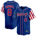 Elroe P.Pirates #8 Willie Stargell Player Royal 2025 Independence Day Vapor Premier Limited Stitched Jerseys