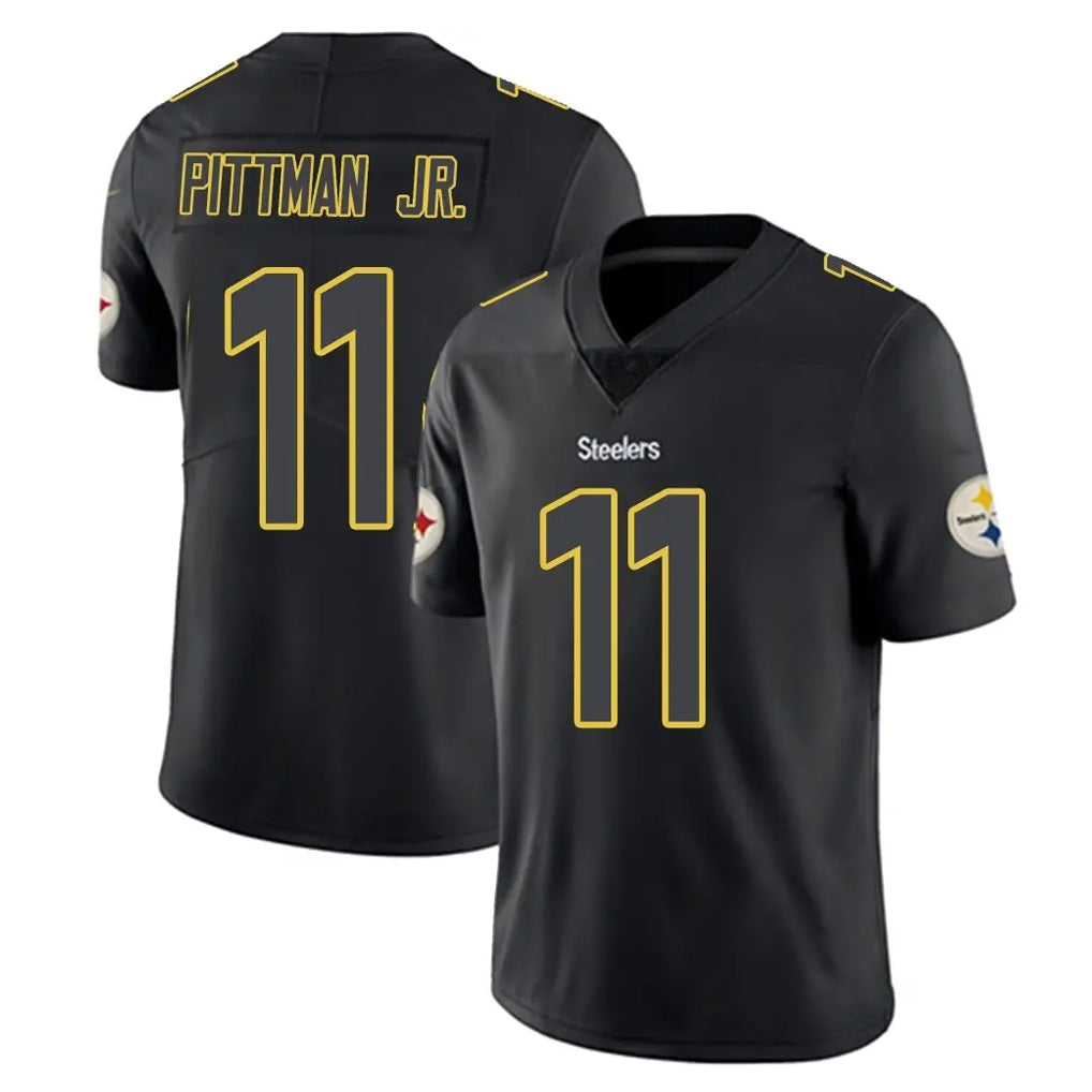 Elroe P.Steelers #11 Michael Pittman Jr. Player Black Impact Limited Home Game Stitched Jerseys