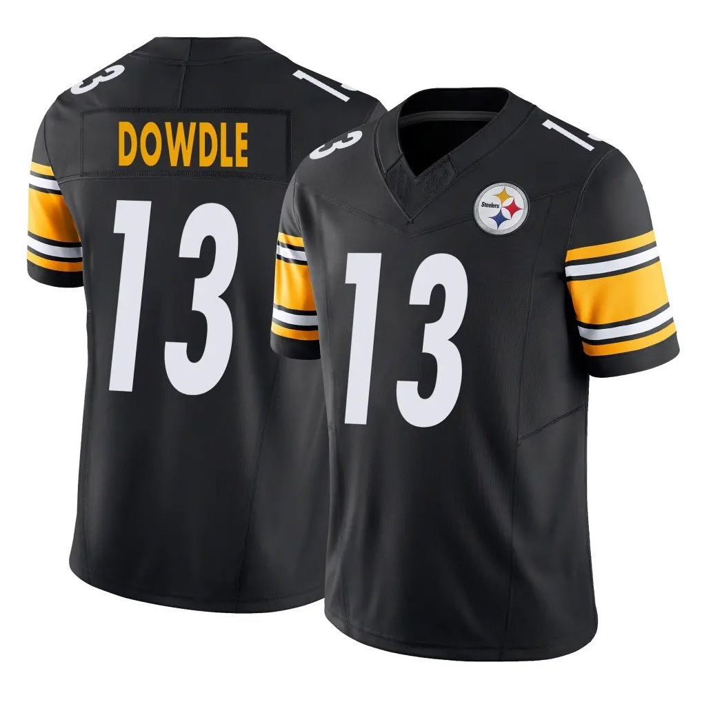 Elroe P.Steelers #13 Rico Dowdle Player Black Limited Vapor F.U.S.E. Home Game Stitched Jerseys