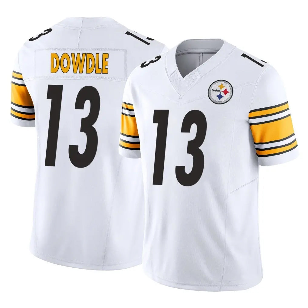Elroe P.Steelers #13 Rico Dowdle Player White Limited Vapor F.U.S.E. Home Game Stitched Jerseys