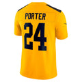 Elroe P.Steelers #24 Joey Porter Jr. Gold Alternate 1933 Throwback Vapor F.U.S.E. Limited Jerseys