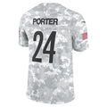 Elroe P.Steelers #24 Joey Porter Jr. Limited Salute to Service Jerseys