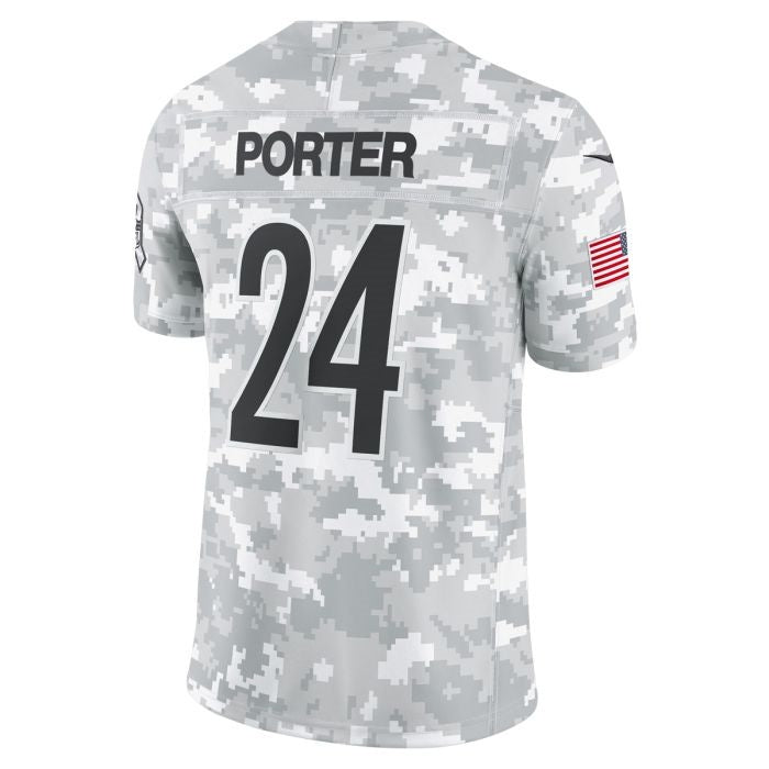 Elroe P.Steelers #24 Joey Porter Jr. Limited Salute to Service Jerseys