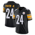 Elroe P.Steelers #24 Joey Porter Jr. Player Black Limited Vapor Untouchable Home Game Stitched Jerseys