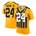 Elroe P.Steelers #24 Joey Porter Jr. Player Gold Legend Limited 1933 Throwback Performance Home Game Stitched Jerseys