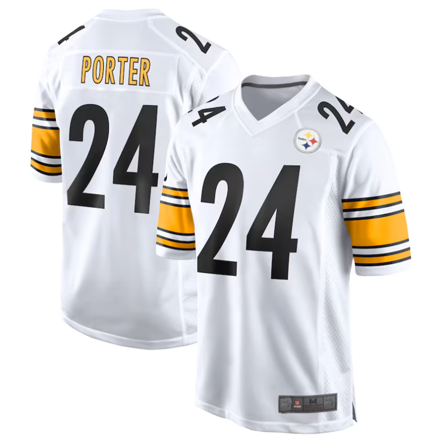 Elroe P.Steelers #24 Joey Porter Jr. Player White Game Stitched Jerseys
