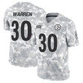 Elroe P.Steelers #30 Jaylen Warren Player Arctic Camo Salute to Service Limited Stitched Jerseys
