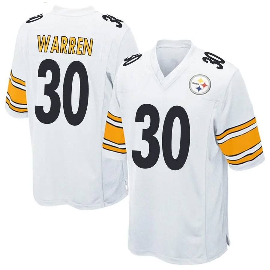 Elroe P.Steelers #30 Jaylen Warren Player Game White Stitched Jerseys