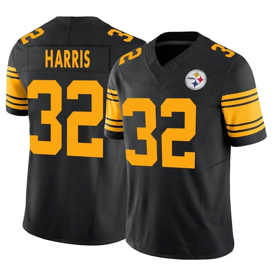 Elroe P.Steelers #32 Franco Harris Player Black Vapor F.U.S.E. Limited Stitched Jerseys