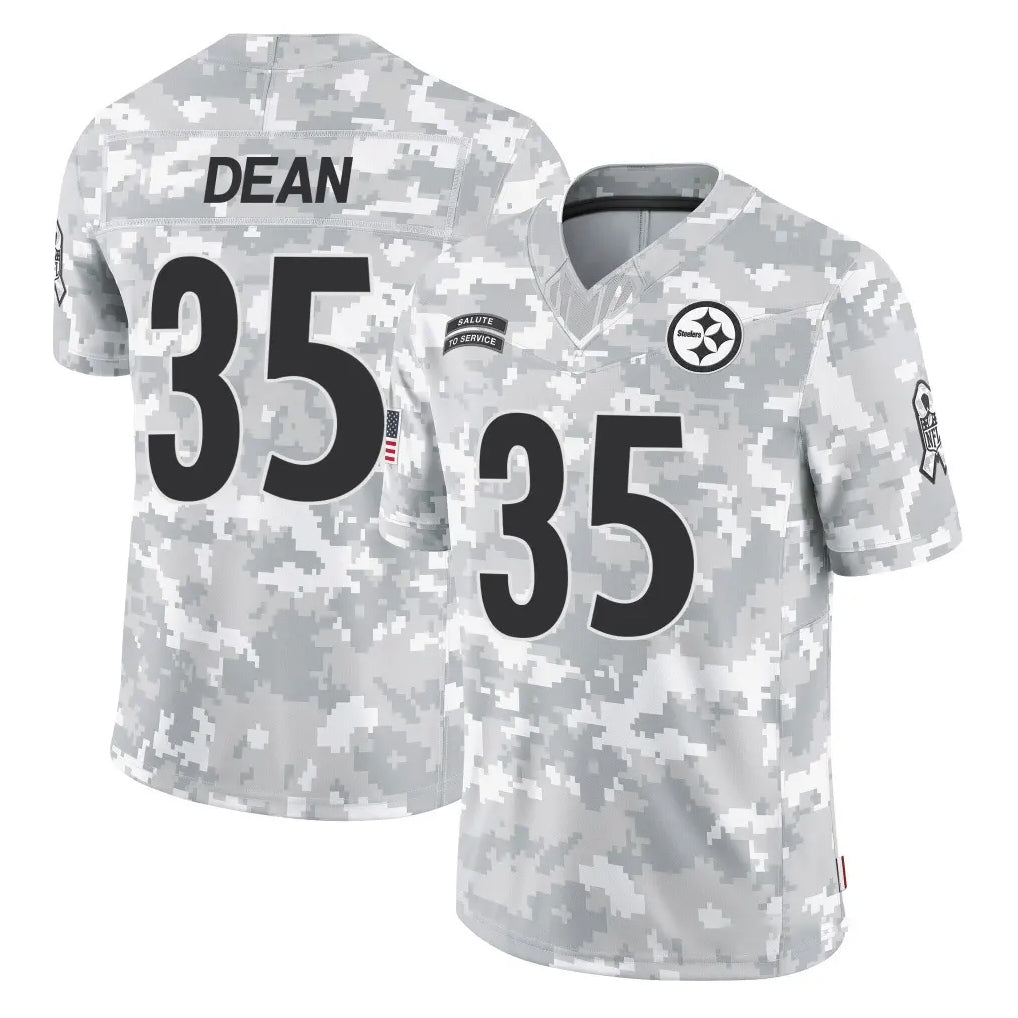 Elroe P.Steelers #35 Jamel Dean Player Arctic Camo Limited Salute To Service Home Game Stitched Jerseys