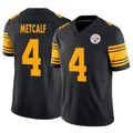 Elroe P.Steelers #4 DK Metcalf Player Black Alternate Vapor F.U.S.E. Limited Stitched Jerseys