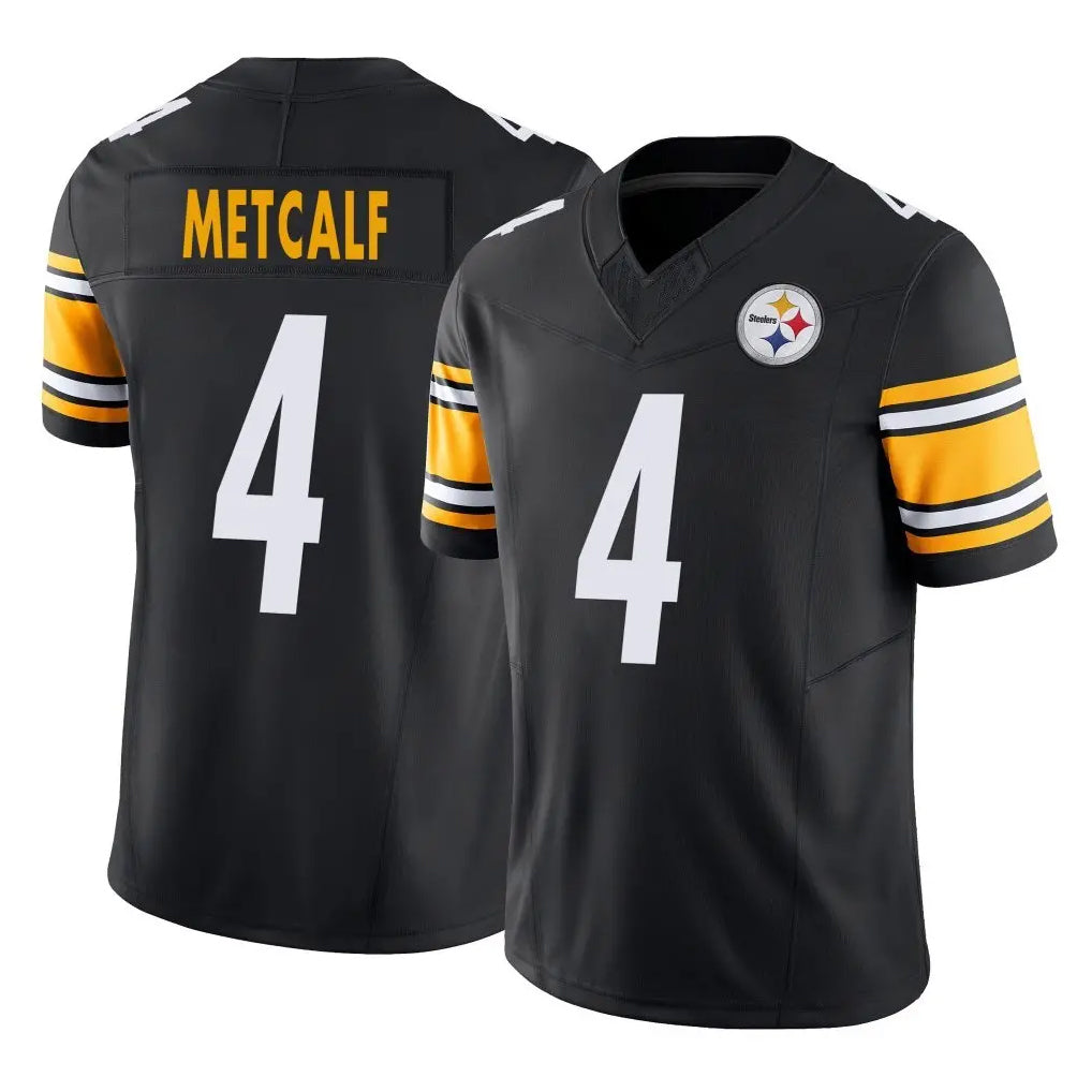 Elroe P.Steelers #4 DK Metcalf Player Black Limited Vapor F.U.S.E. Home Game Stitched Jerseys