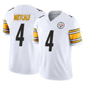 Elroe P.Steelers #4 DK Metcalf Player White Limited Vapor F.U.S.E. Home Game Stitched Jerseys