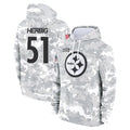 Elroe P.Steelers #51 Nick Herbig Player Arctic Camo Limited Salute to Service Pullover Hoodies Game Stitched Jerseys