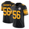 Elroe P.Steelers #56 Alex Highsmith Player Black Limited Color Rush Home Game Stitched Jerseys