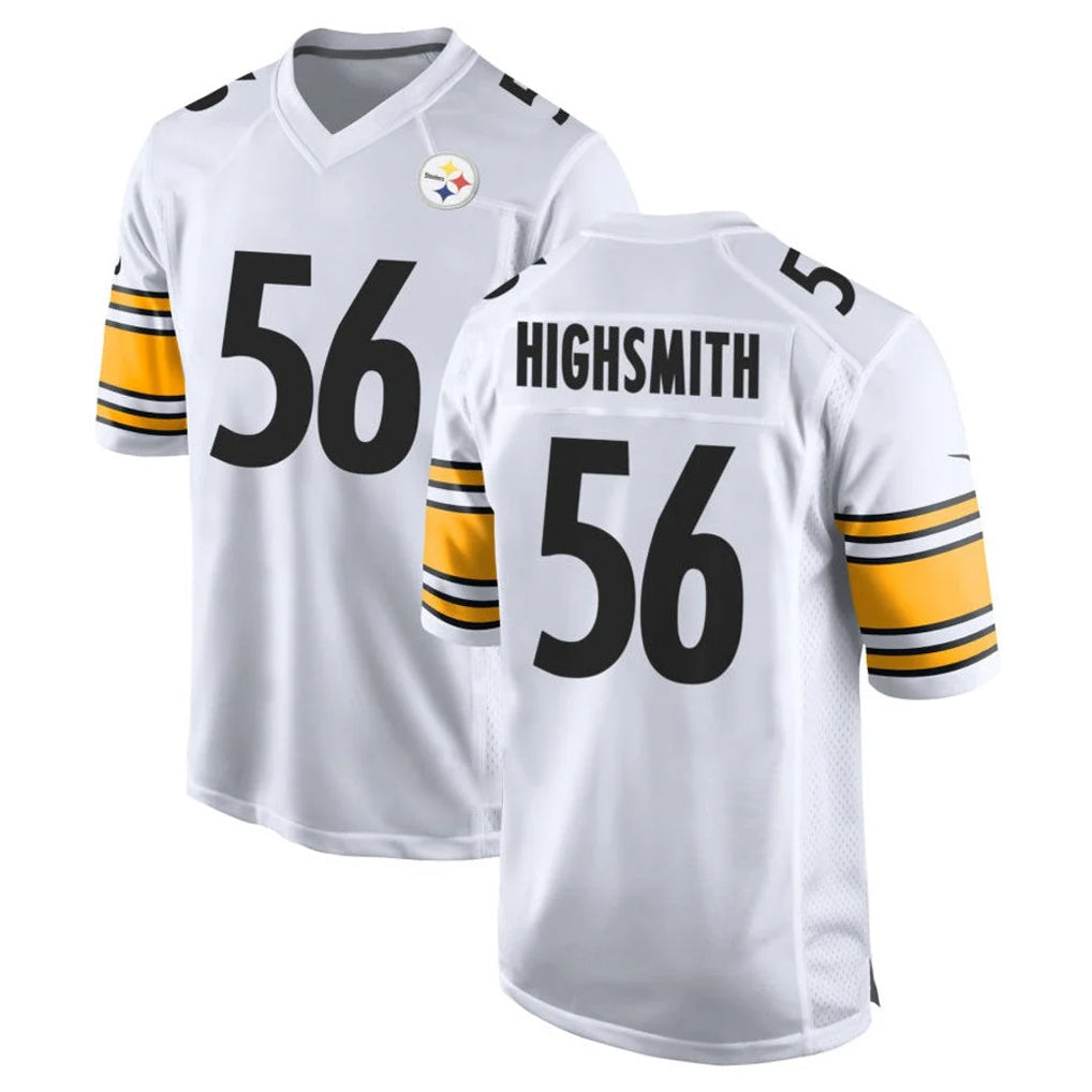 Elroe P.Steelers #56 Alex Highsmith Player White Home Game Stitched Jerseys
