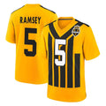Elroe P.Steelers #5 Jalen Ramsey Player Gold Limited 1933 Throwback Home Game Stitched Jerseys