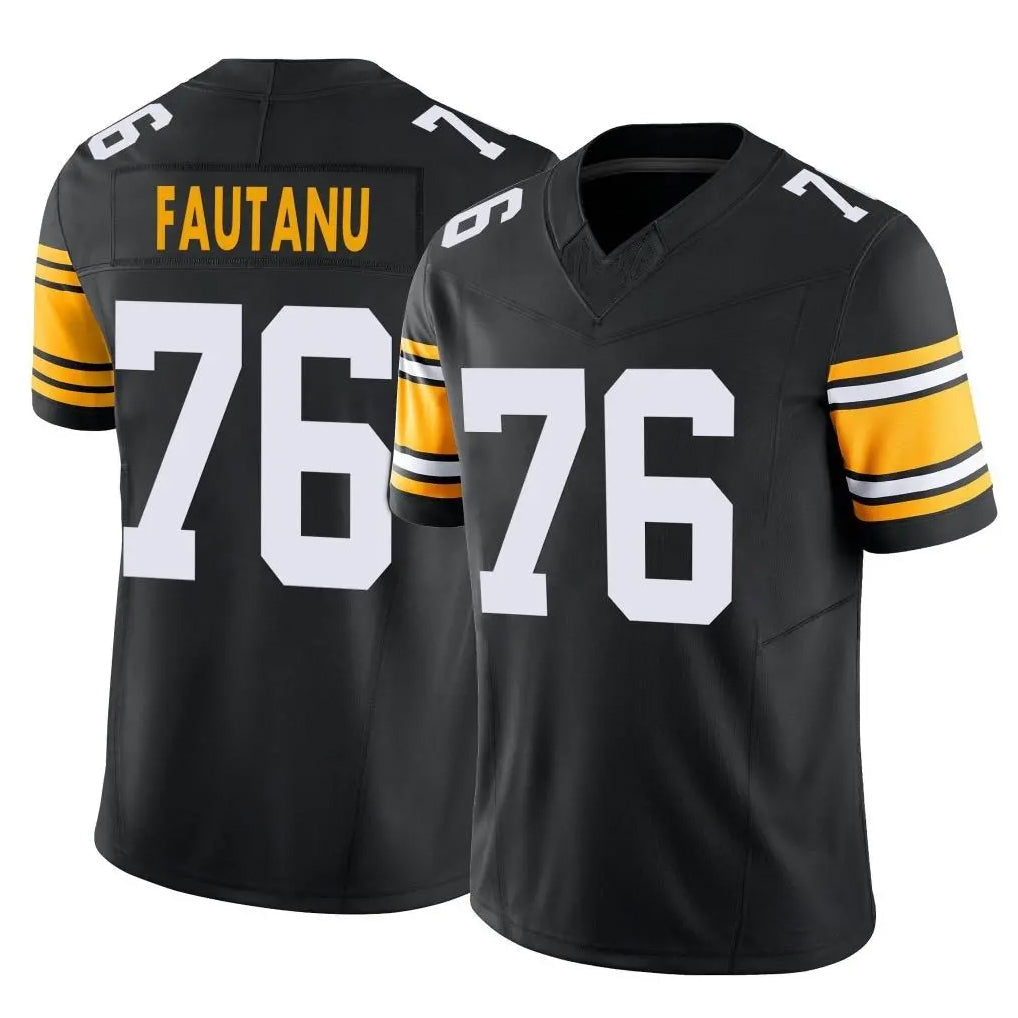 Elroe P.Steelers #76 Troy Fautanu Player Black Limited Alternate Vapor F.U.S.E. Home Game Stitched Jerseys
