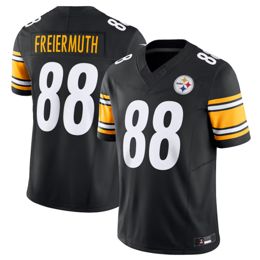 Elroe P.Steelers #88 Pat Freiermuth Black Vapor F.U.S.E. Limited American Stitched Jerseys