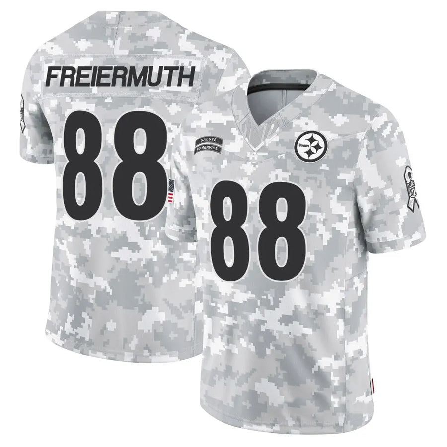 Elroe P.Steelers #88 Pat Freiermuth Player Arctic Camo Salute to Service Limited Stitched Jerseys