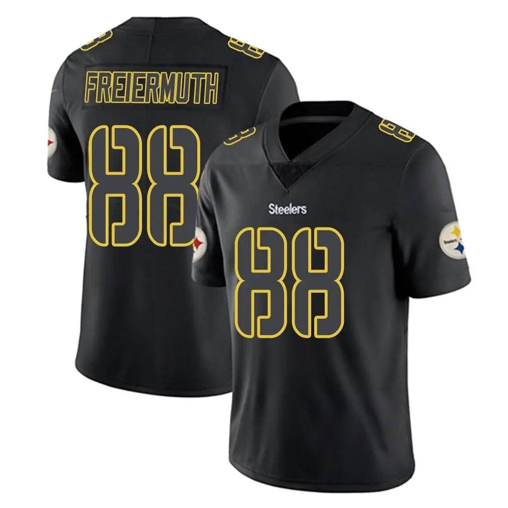Elroe P.Steelers #88 Pat Freiermuth Player Black Impact Limited Home Game Stitched Jerseys