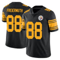 Elroe P.Steelers #88 Pat Freiermuth Player Black Limited Color Rush Home Game Stitched Jerseys