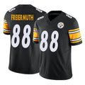 Elroe P.Steelers #88 Pat Freiermuth Player Black Limited Vapor F.U.S.E. Home Game Stitched Jerseys