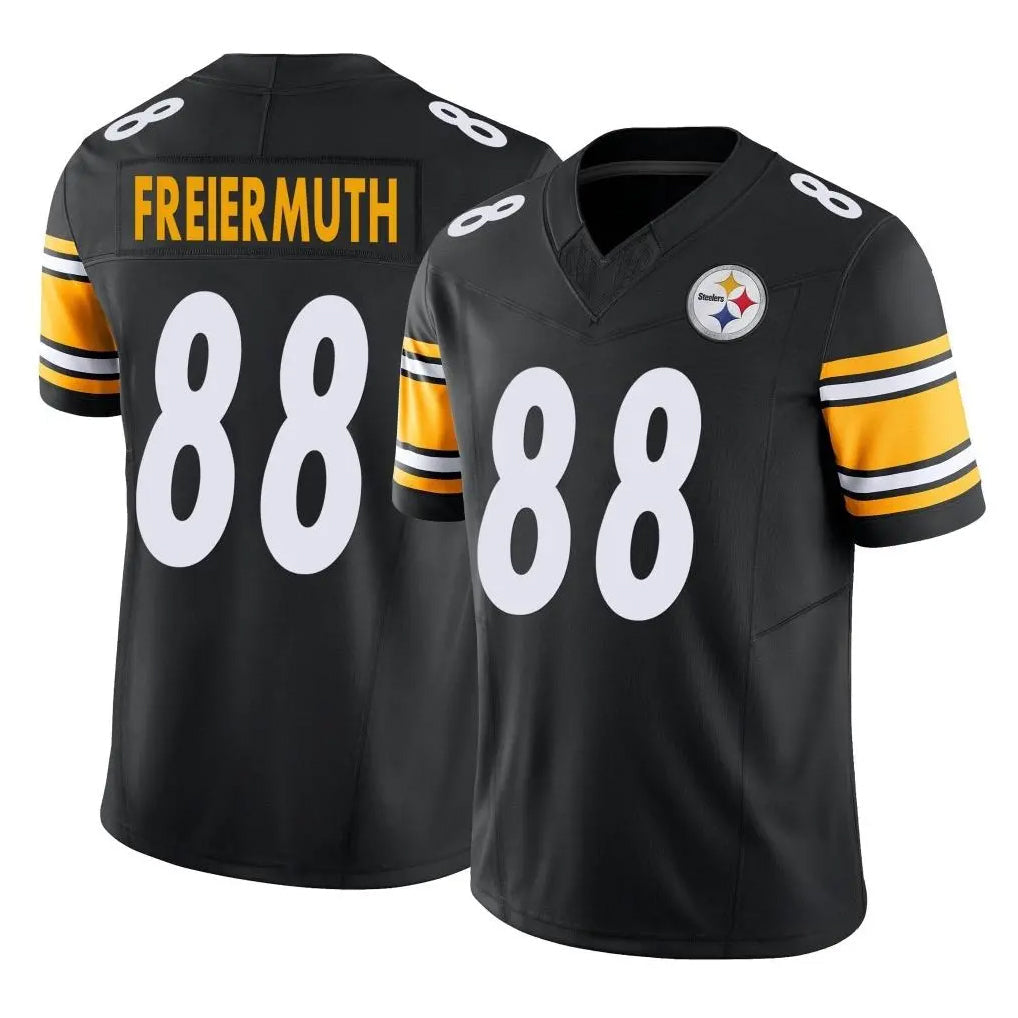 Elroe P.Steelers #88 Pat Freiermuth Player Black Limited Vapor F.U.S.E. Home Game Stitched Jerseys