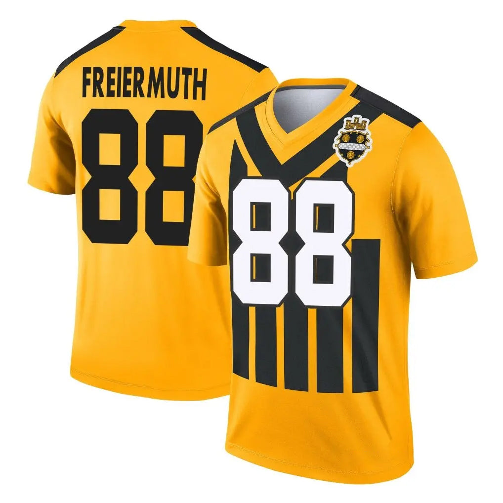 Elroe P.Steelers #88 Pat Freiermuth Player Gold Legend Limited 1933 Throwback Performance Home Game Stitched Jerseys