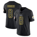 Elroe P.Steelers #8 Aaron Rodgers Player Black Impact Limited Home Game Stitched Jerseys