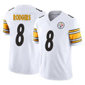 Elroe P.Steelers #8 Aaron Rodgers Player White Limited Vapor F.U.S.E. Home Game Stitched Jerseys
