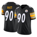 Elroe P.Steelers #90 T.J. Watt Player Black Limited Vapor F.U.S.E. Home Game Stitched Jerseys