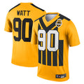Elroe P.Steelers #90 T.J. Watt Player Gold Alternate 1933 Throwback Legend Performance Top1 Stitched Jerseys