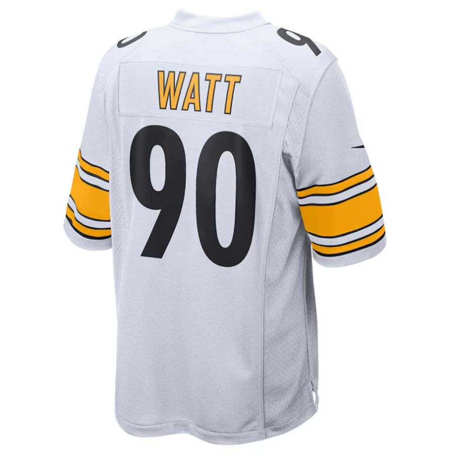 Elroe P.Steelers #90 T.J. Watt Player White Game Stitched Jerseys