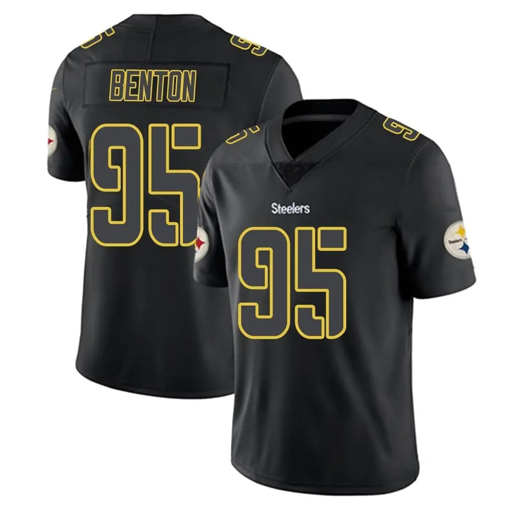 Elroe P.Steelers #95 Keeanu Benton Player Black Impact Limited Home Game Stitched Jerseys