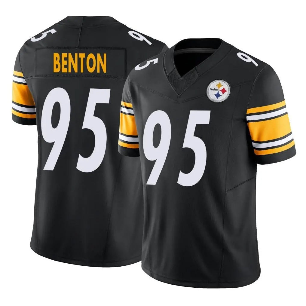 Elroe P.Steelers #95 Keeanu Benton Player Black Limited Vapor F.U.S.E. Home Game Stitched Jerseys