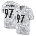 Elroe P.Steelers #97 Cameron Heyward Player Arctic Camo Salute to Service Limited Stitched Jerseys