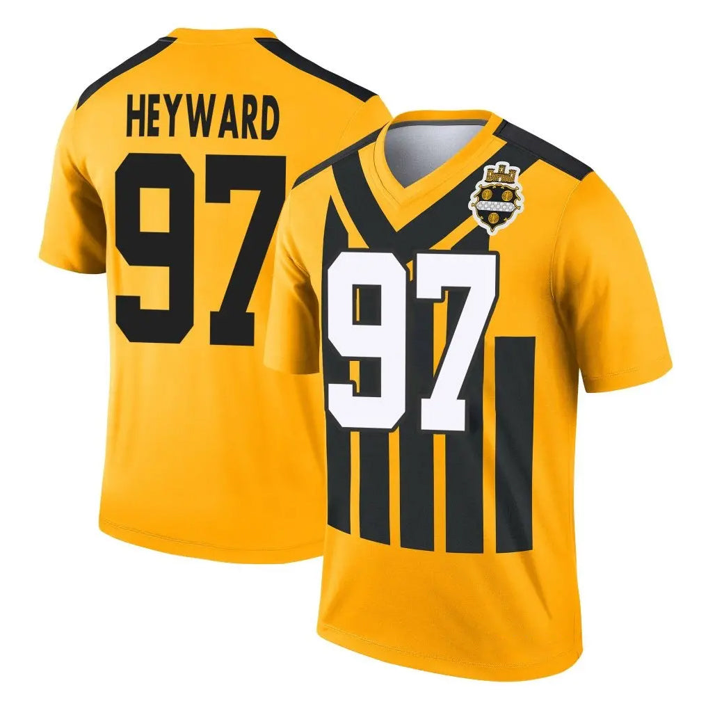 Elroe P.Steelers #97 Cameron Heyward Player Gold Legend Limited 1933 Throwback Performance Home Game Stitched Jerseys