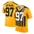 Elroe P.Steelers #97 Cameron Heyward Player Gold Legend Limited 1933 Throwback Performance Home Game Stitched Jerseys